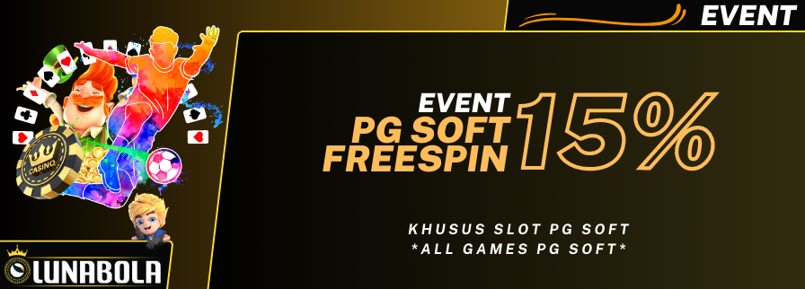 EVENT FREESPIN PG SOFT 15% EVENT FREESPIN PG SOFT 15%